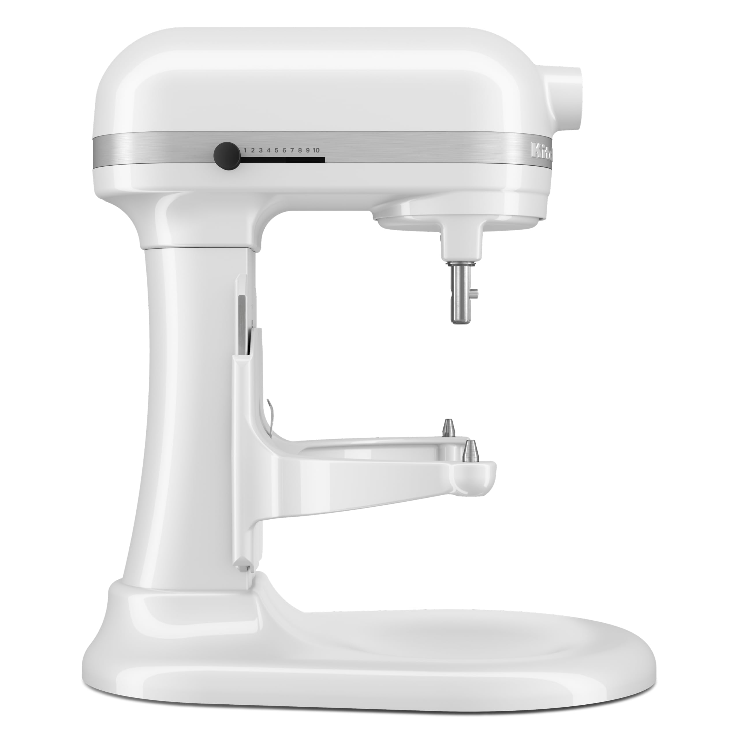 KitchenAid Planetaria Heavy Duty Bowl-Lift 5.2L, Corpo & Ingranaggi in Metallo, 11 Velocità con Avvio Morbido, Flex Edge Beater, 67 Punti Contatto, Bianco