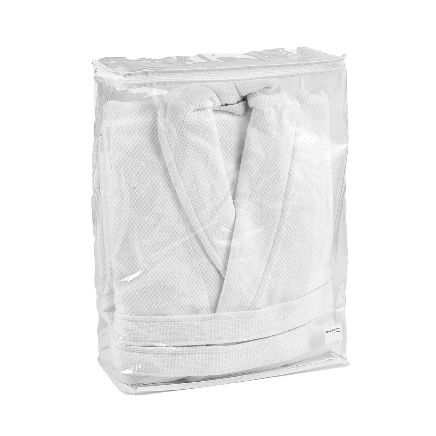 PVC Clear Zipped Storage Bags For Bathrobes Clothing Bedding Laundry Bag