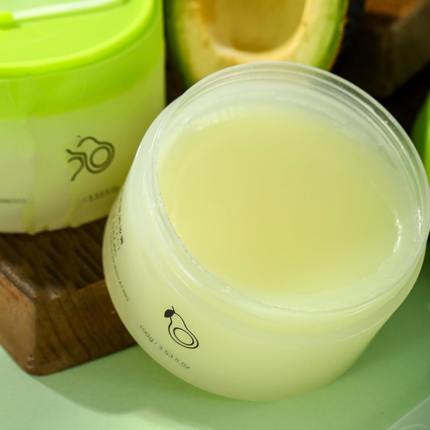 Baume Nettoyant D'avocat,Crème Démaquillante Portable,Nettoyage en Profondeur,pour la Maison,Voyages,100G