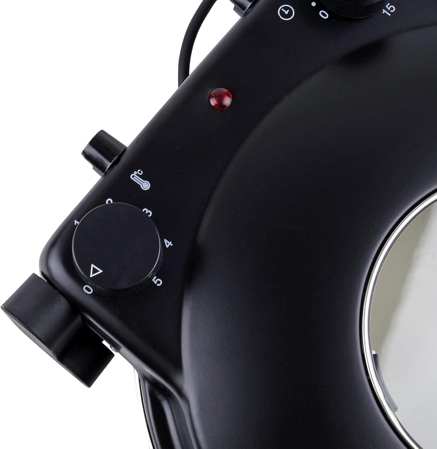 Cuoci pizza Pietra in ceramica Ø32cm Finestra di controllo 2 elementi riscaldanti Max 400° Con timer Cuoci pizza Pietra in ceramica Ø32cm Finestra di controllo 2 elementi riscaldanti Max 400° Con timer