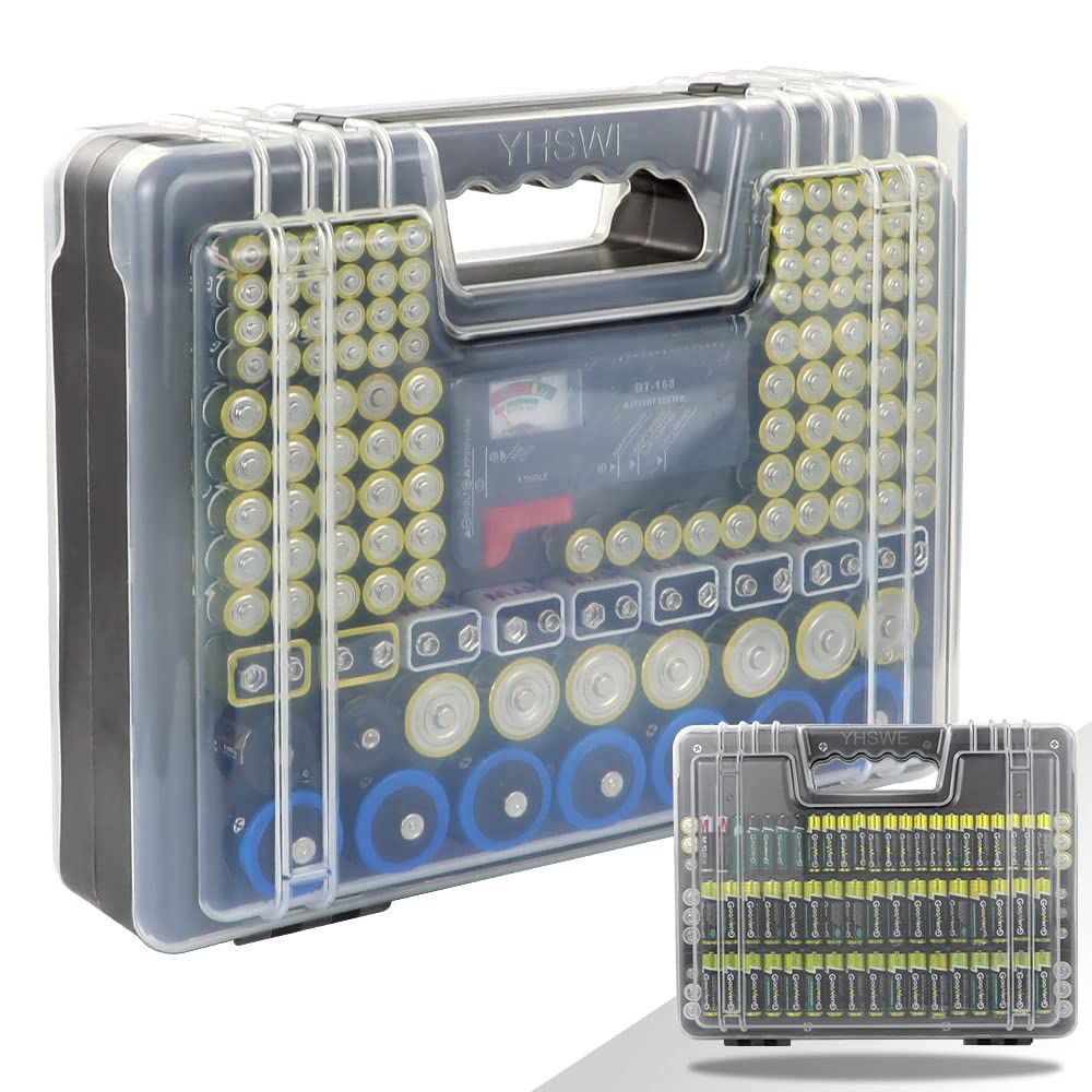 Buy TZY Battery Organizer 230+ LargeCapacity Battery Storage Case with