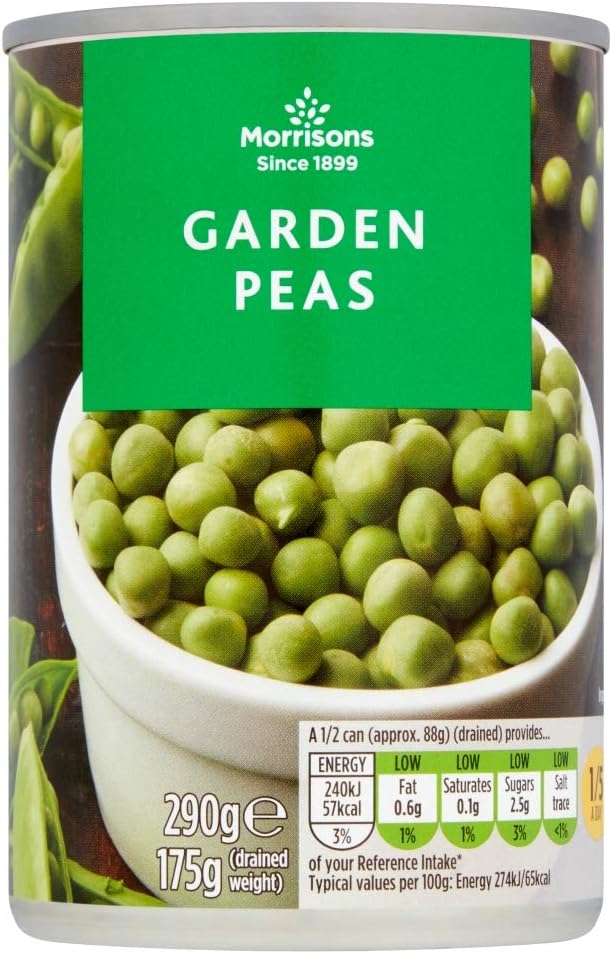 Morrisons Garden Peas, 290 g, Pack