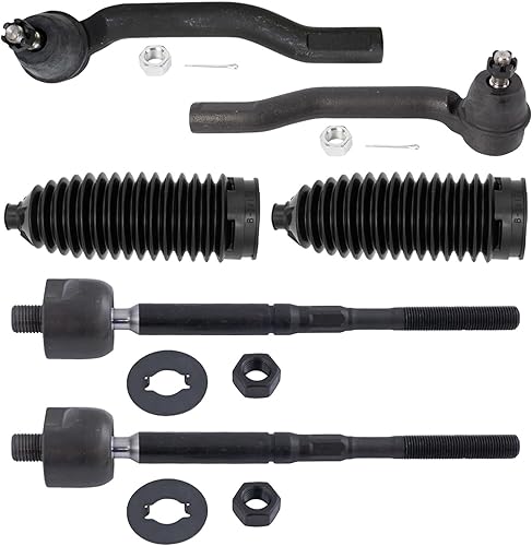 Miniatura 8 de TRQ Kit de Dirección Delantera Cremallera de Dirección y Fuelle de Piñón y Barra de Acoplamiento Compatible con Chevrolet Aveo 2004-2011 Aveo5