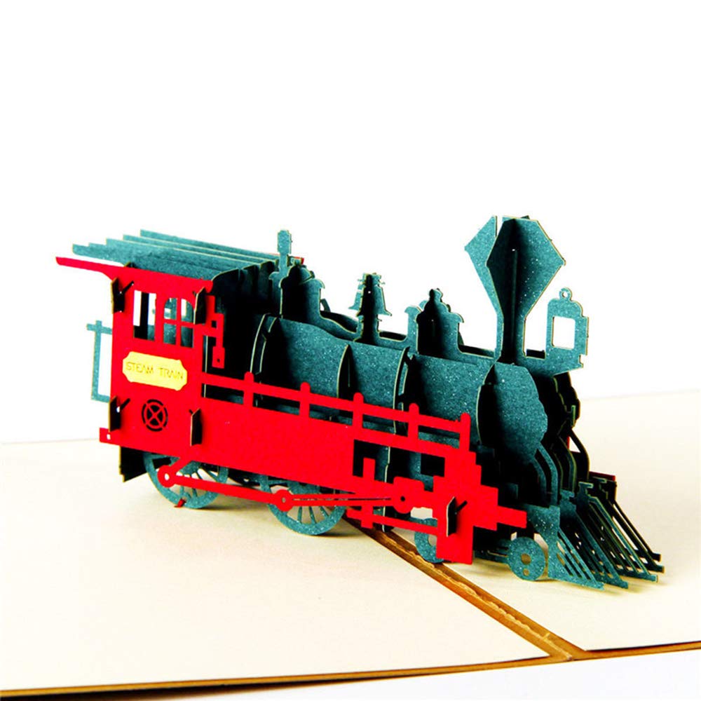Biglietto Pop-up 3D Con Aereo - Per Compleanno, Laurea, Pensione, Viaggio - 2