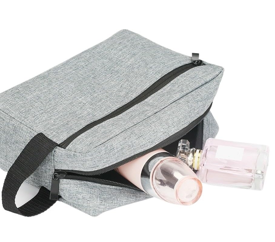 Borsa da Toilette alla Moda, Borse per Cosmetici, Borsa da Viaggio, Kit da Toilette Impermeabile, Pochette per Donna e Uomo, Borsa a Mano