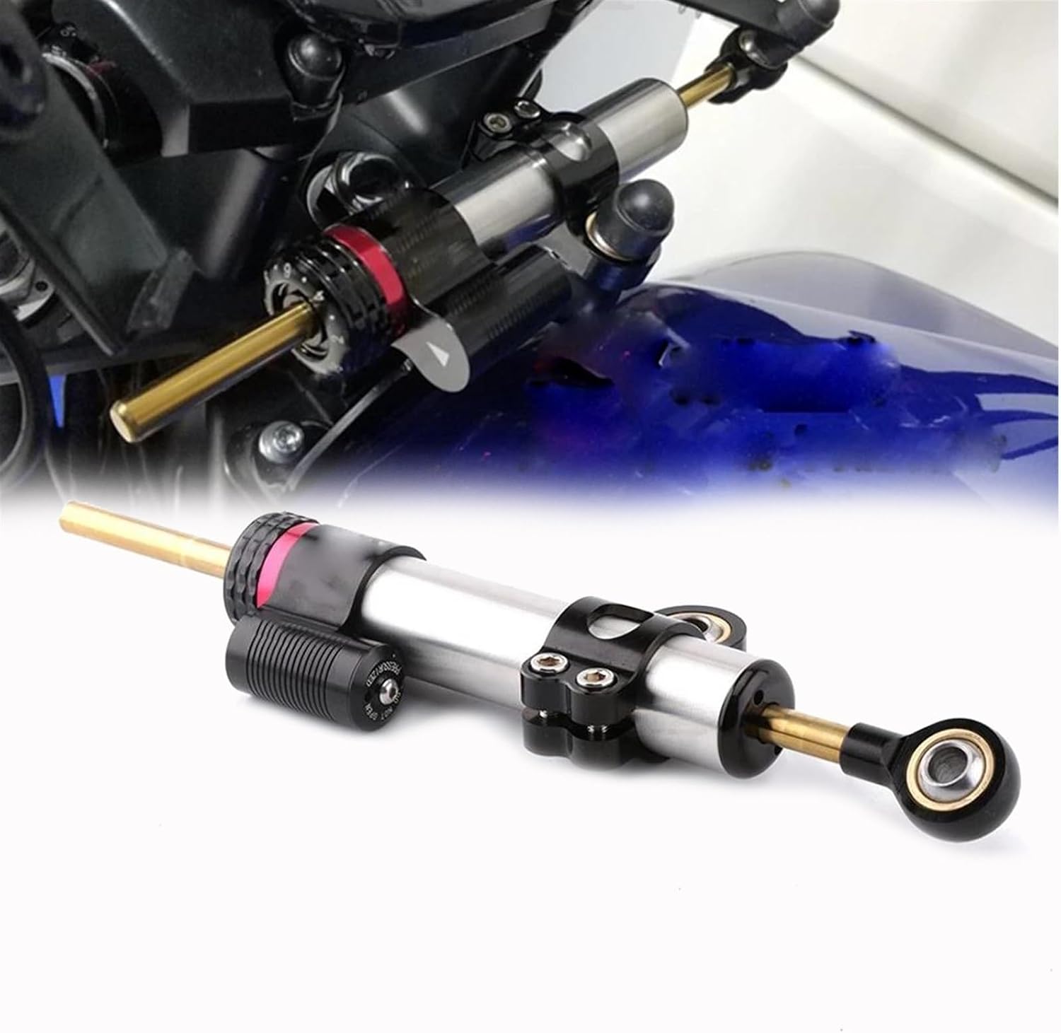 オートバイ オートバイ調整可能なステアリングダンパースタビライザーリニアダンパーステアリングホンダ CBR900 CBR919 92