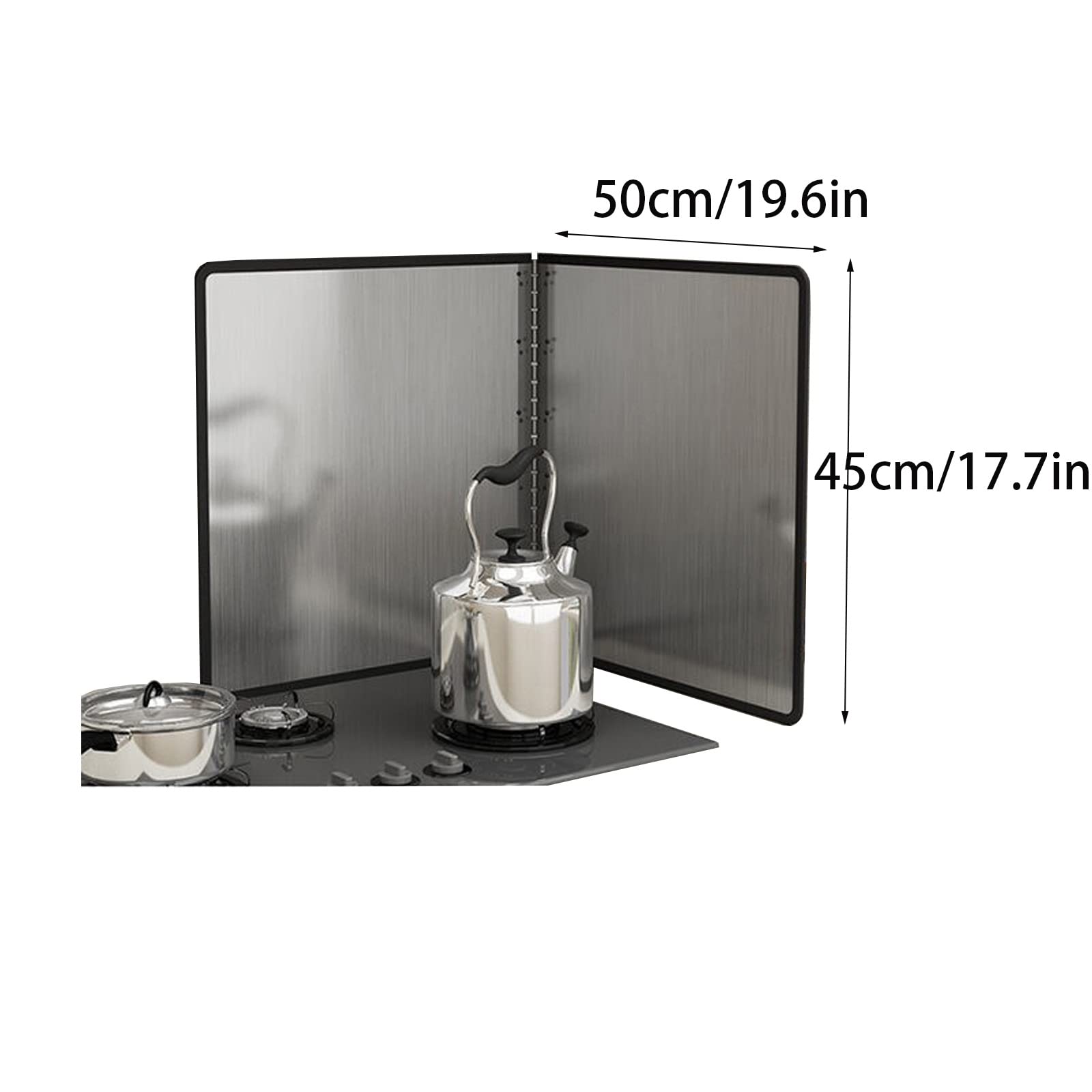 Déflecteur D'huile, Protection Anti-éClaboussures D'Huile, Résistant Aux Éclaboussures Pour Outils De Cuisine, Pliable, En Acier Inoxydable, pour Cuisinière, Cuisinière À Gaz, Poêle À Frire ( Size : 4