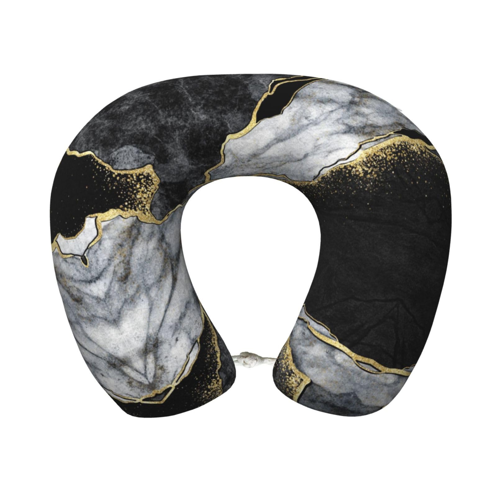 ENSFTF Travel Pillow Cozy Soft Microfiber Memory Foam Neck Pillow Head Support Soft Pillow for Sleeping Rest Airplane Car Home Use