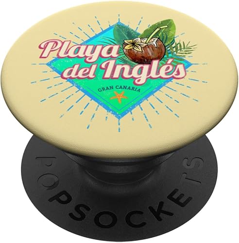 Playa del Ingles Gran Canaria Canary Islands Spain Souvenir PopSockets Swappable PopGrip