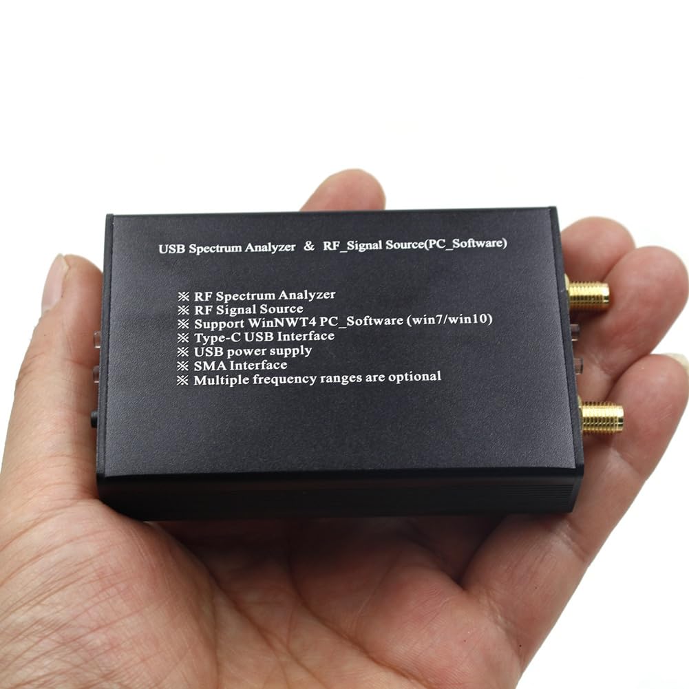 Spektrumanalysator, Handheld-Spektrumanalysator-Set, USB 35-4400M Signalquelle mit Tracking-Quellenmodul, RF-Frequenzanalysator-Tool-Unterstützung NWT4