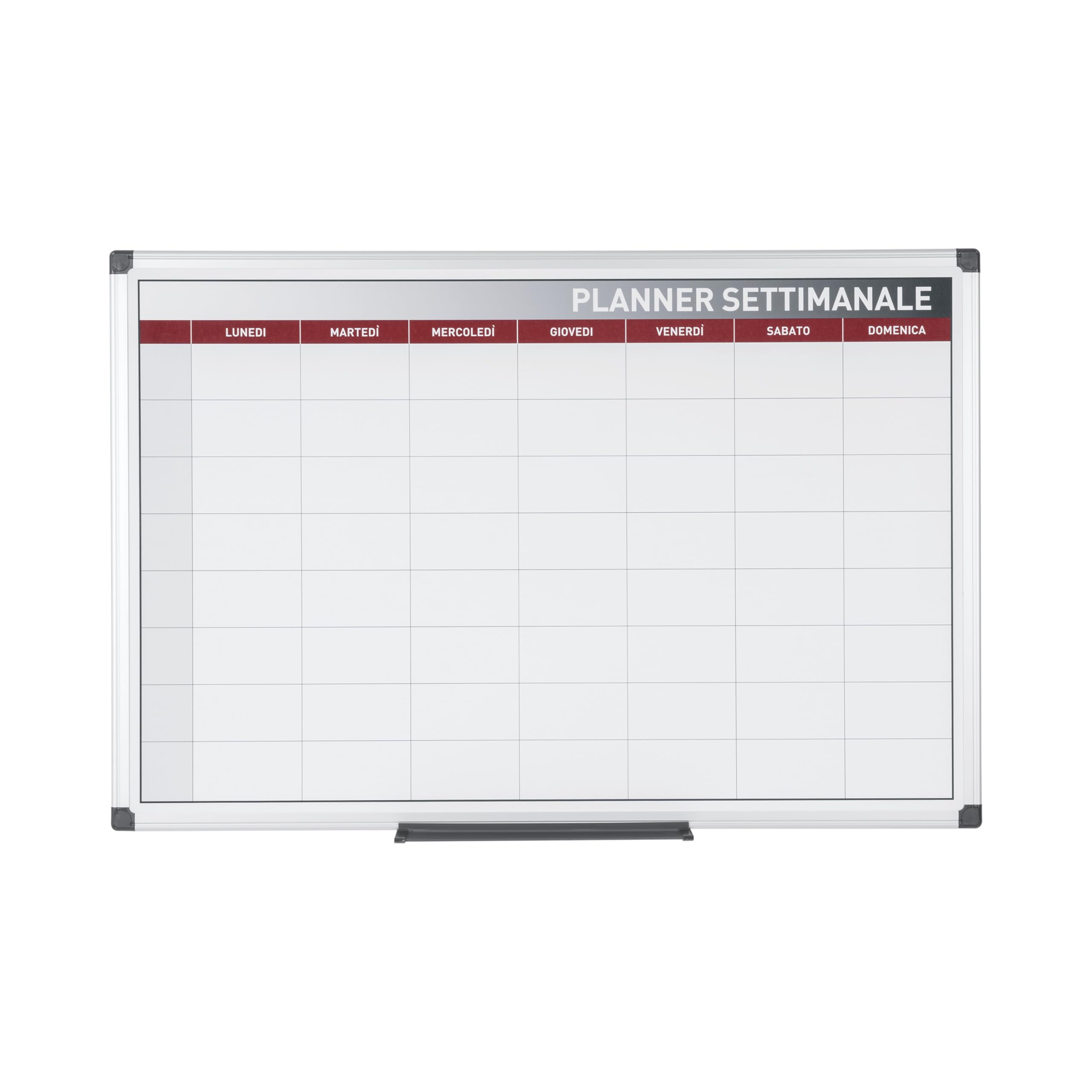 Bi-Office GA03266170 - Planner Settimanale Magnetico, 90 x 60 cm, Bianco