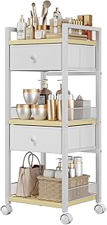 12 Vanity Closet Ideas for Beauty Storage and Daily Routines 18 Flycity Makeup Organizer Cart with Drawers, 5 Tier Rolling Makeup Cart, ...