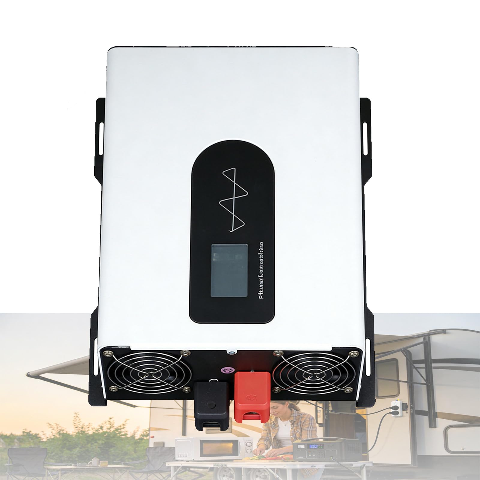 eQianyuan 72V Pure Sine Wave Inverter Dual Peak Power 4000W/72V-110V