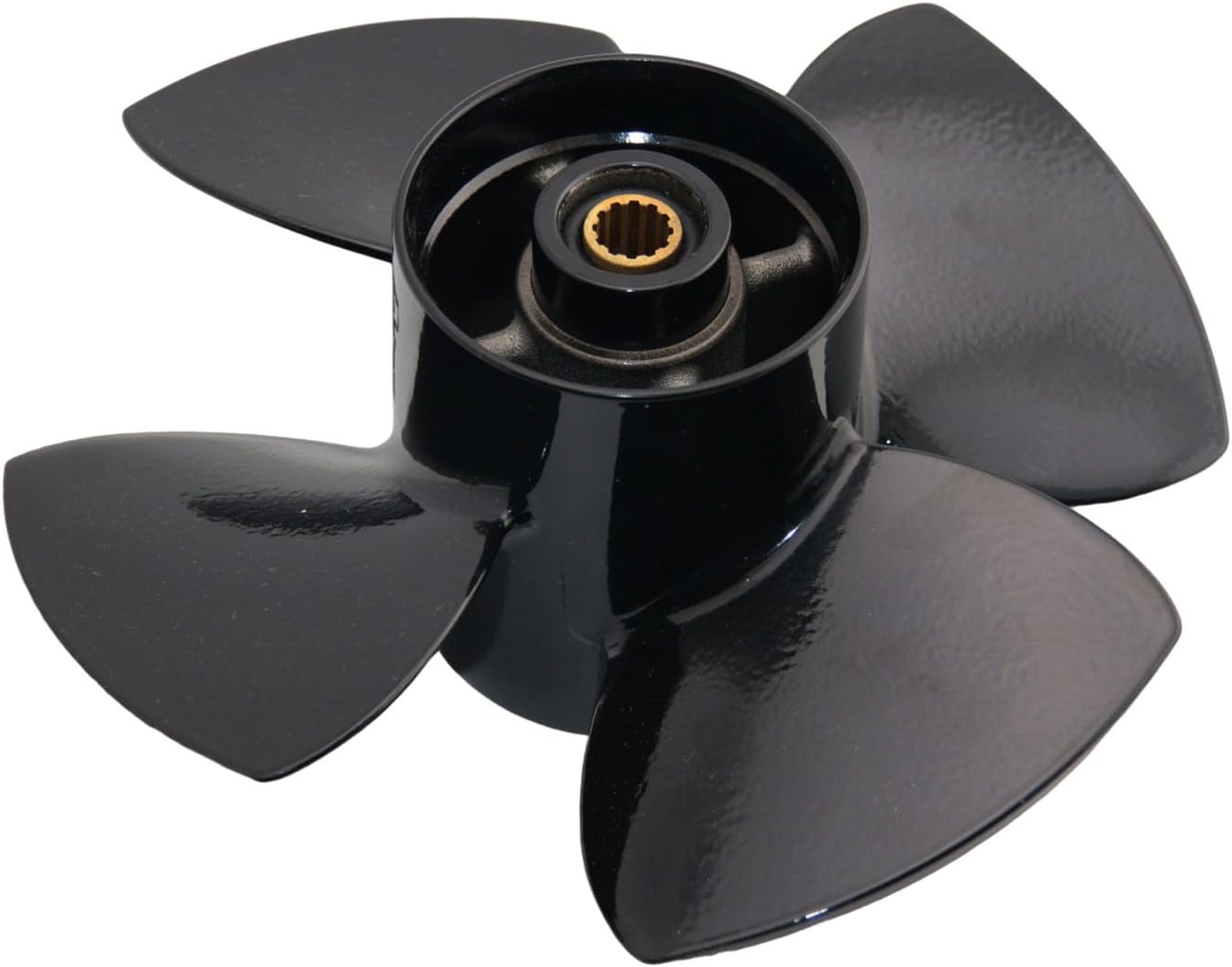 Boat Propeller 4 Blades High Thrust 8.7 Dia x 5"p, 7"p, 9" Pitch, 12 Spline Tooth for Tohatsu Nissan 8 9.8 Mercury 8 9.9 HP Engines, M8B MFS8 M9.8 MFS9.8 Outboard Motors, RH