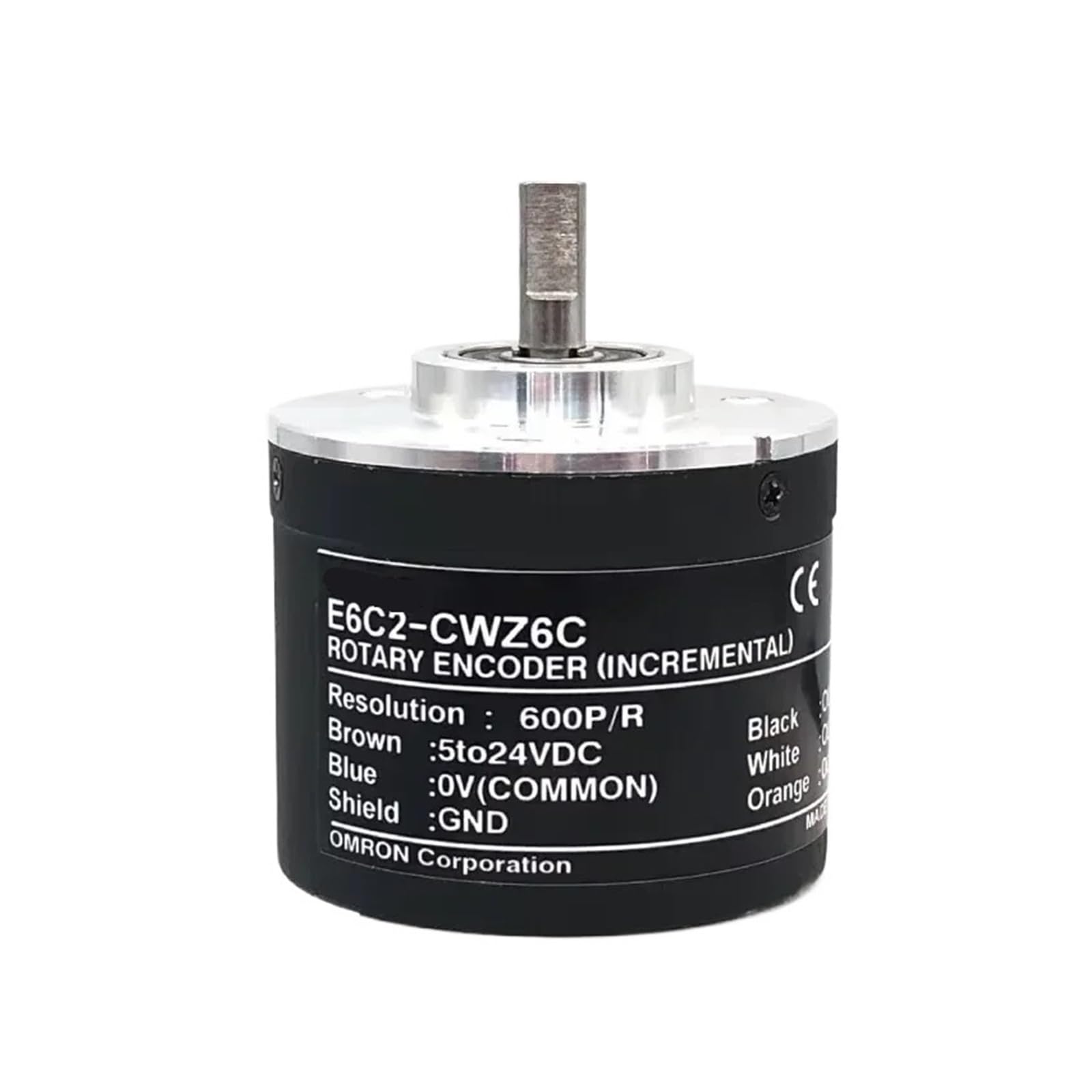 Codeur E6B2-CWZ6C 1024P R avec arbre robuste pour guidage mécanique de haute fiabilité