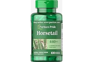 Puritan's Pride Horsetail: Nourishing Hair and Skin from Within