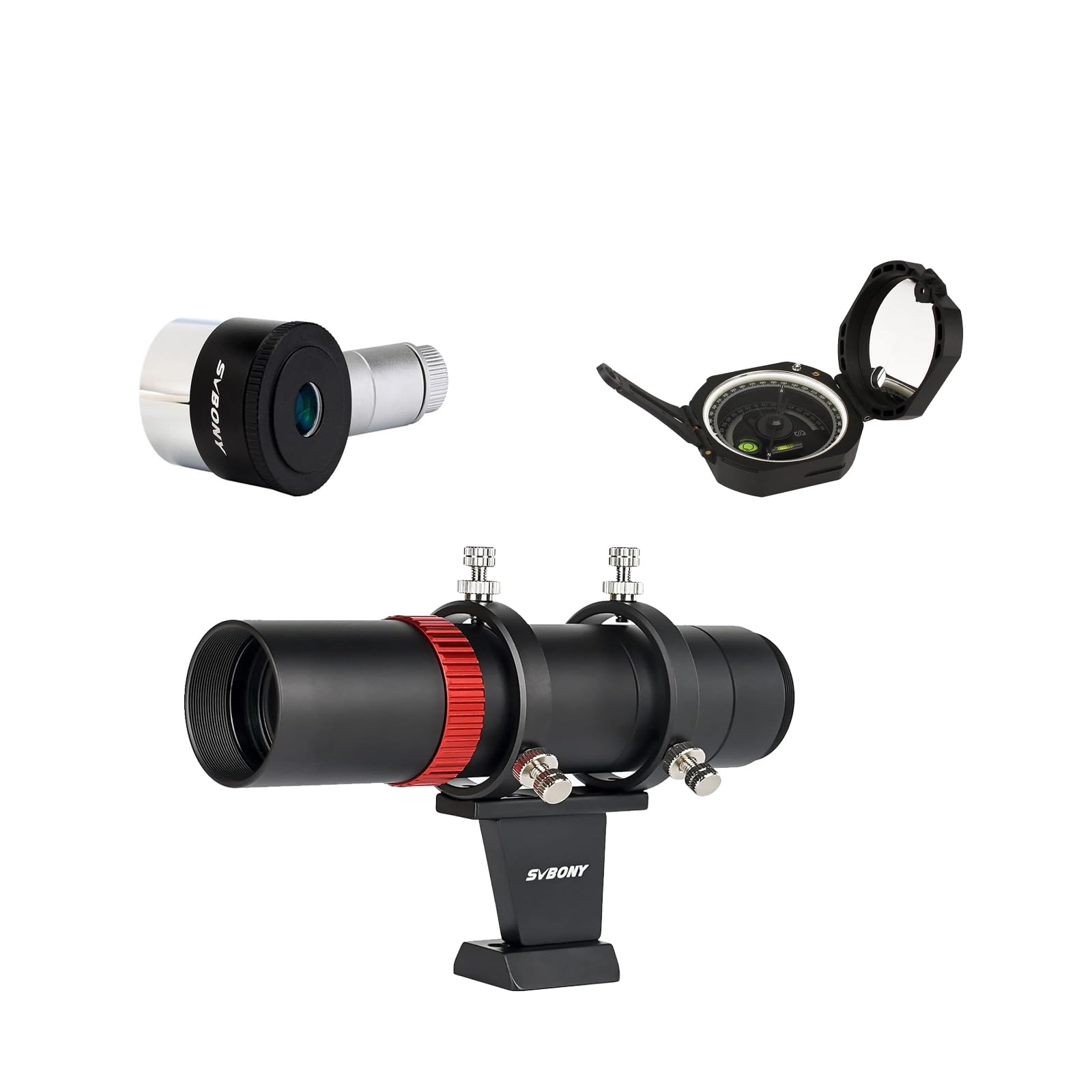 Compass Scope SVBONY Reticle Eyepiece Bundle Guide Scope Military Compass SV