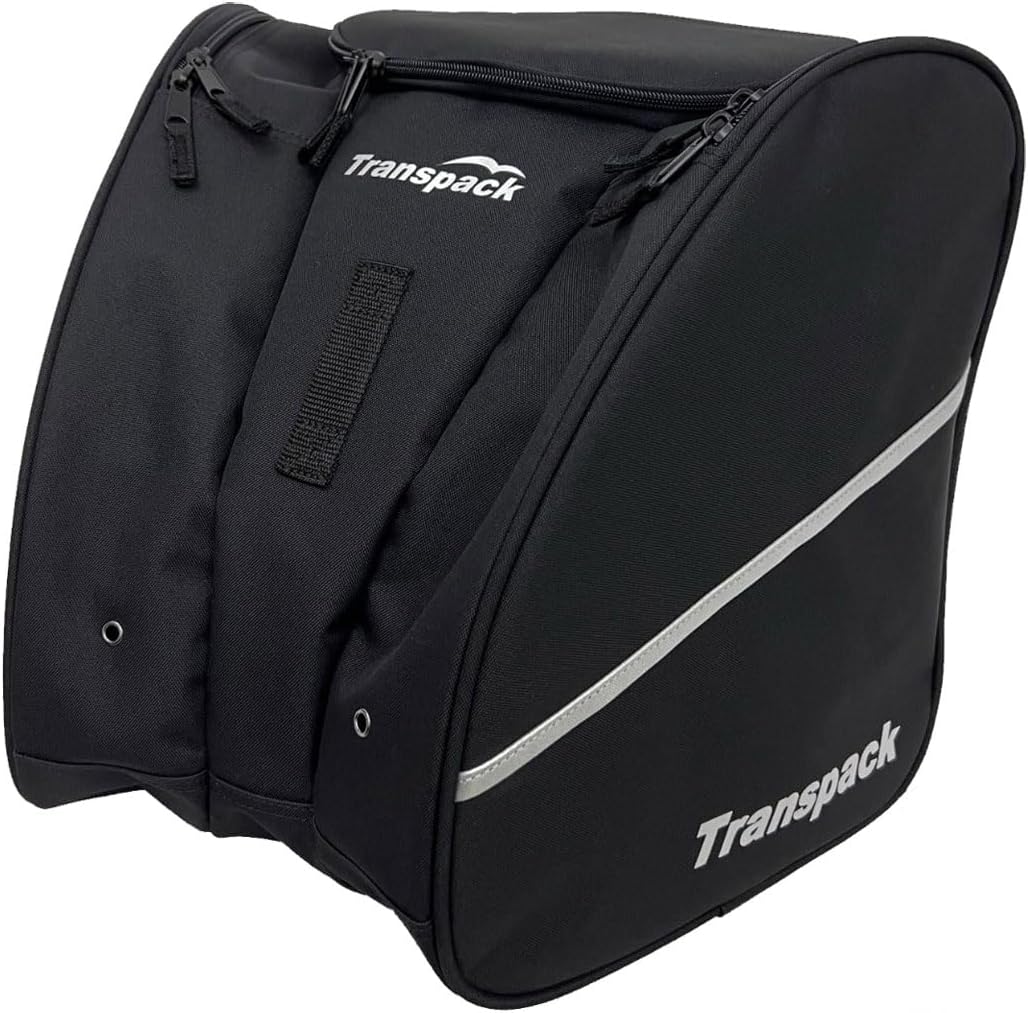 TRANSPACK Edge Junior+ 38L Water-Resistant Padded Multi-Compartment Ski/Snowboard Boot Helmet Goggles & Gear Backpack Bag