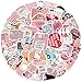 Love Yourself Positive Pink Stickers for Women Girls, 50PCS Rejection of Internal Friction Aesthetic Inspirational Waterproof Stickers for Water Bottle Laptop Scrapbook, Motivational Decals