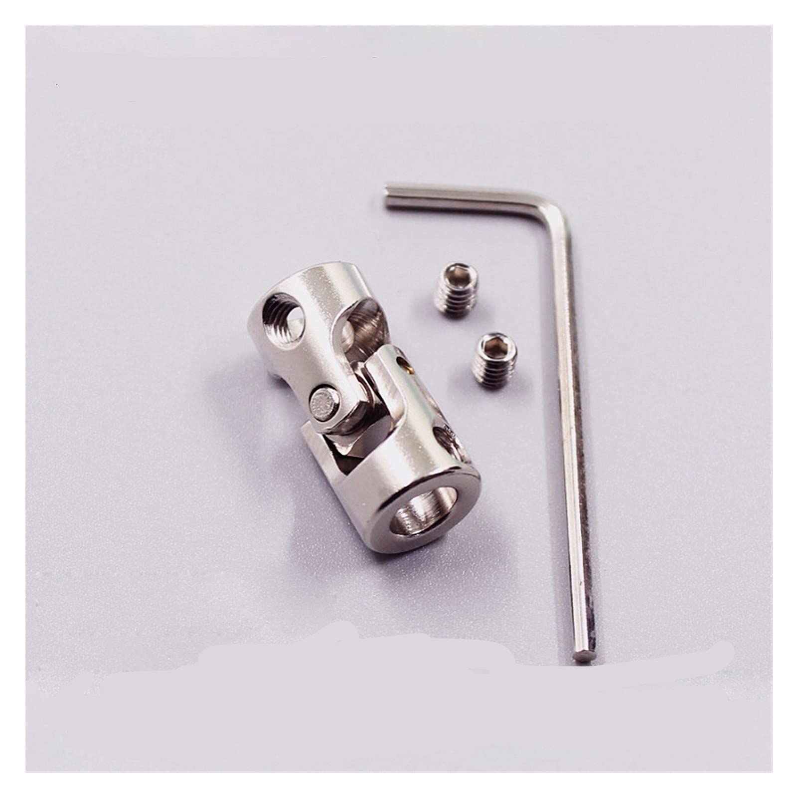 SUOFEILAIMU-PHONE CASE Metal Coupler 1pc Universal Coupler Joint Coupling Steel Shaft Connector (Inner Diameter : 5mm 6mm)