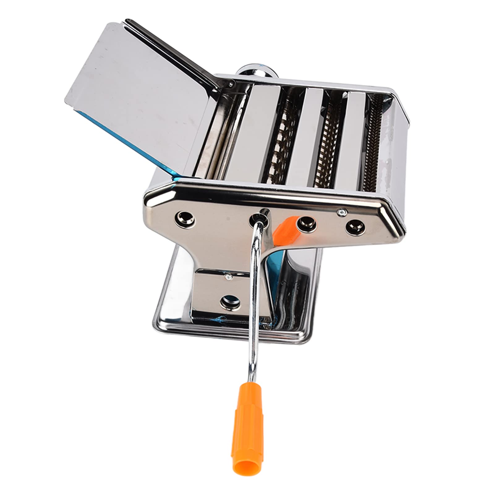 CHICIRIS Macchina per Pasta, Macchina per Pasta Manuale con 3 Lame in Acciaio Inossidabile e 9 Marce, Spessore Regolabile, Impugnatura Antiscivolo, per, Ristorante, Uso Domestico