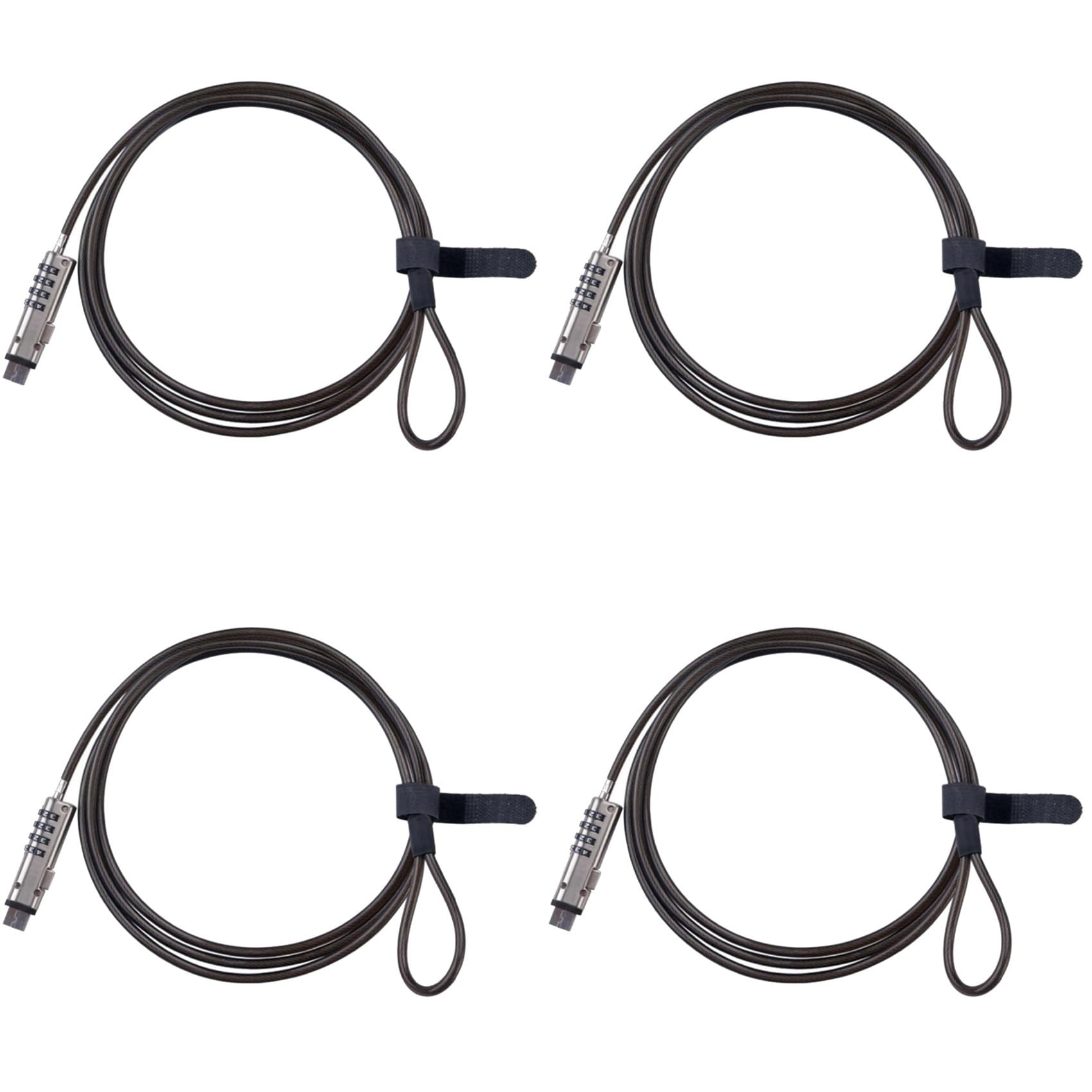 Cerradura digital USB de alta seguridad con combinación de 4 dígitos para laptops 7