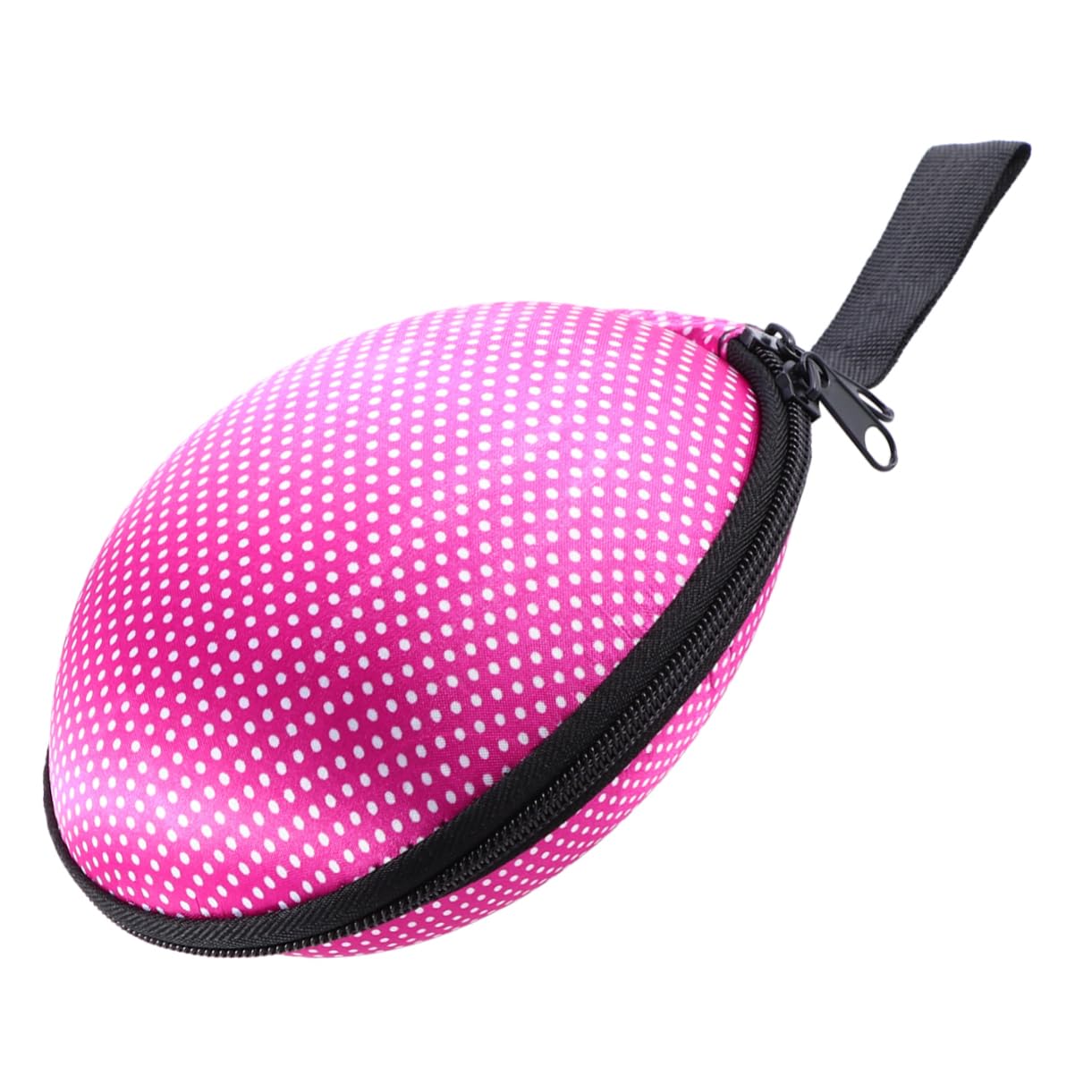 CAXUSD Packable Packing Case Portable Storage Bag for Women Travel Case Zipper Hand Strap Soft Silicone Dot