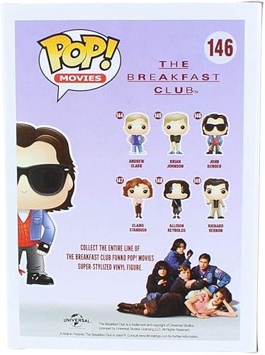 Miniatura 3 de Funko POP Movies: Breakfast Club - Figura de juguete de John Bender