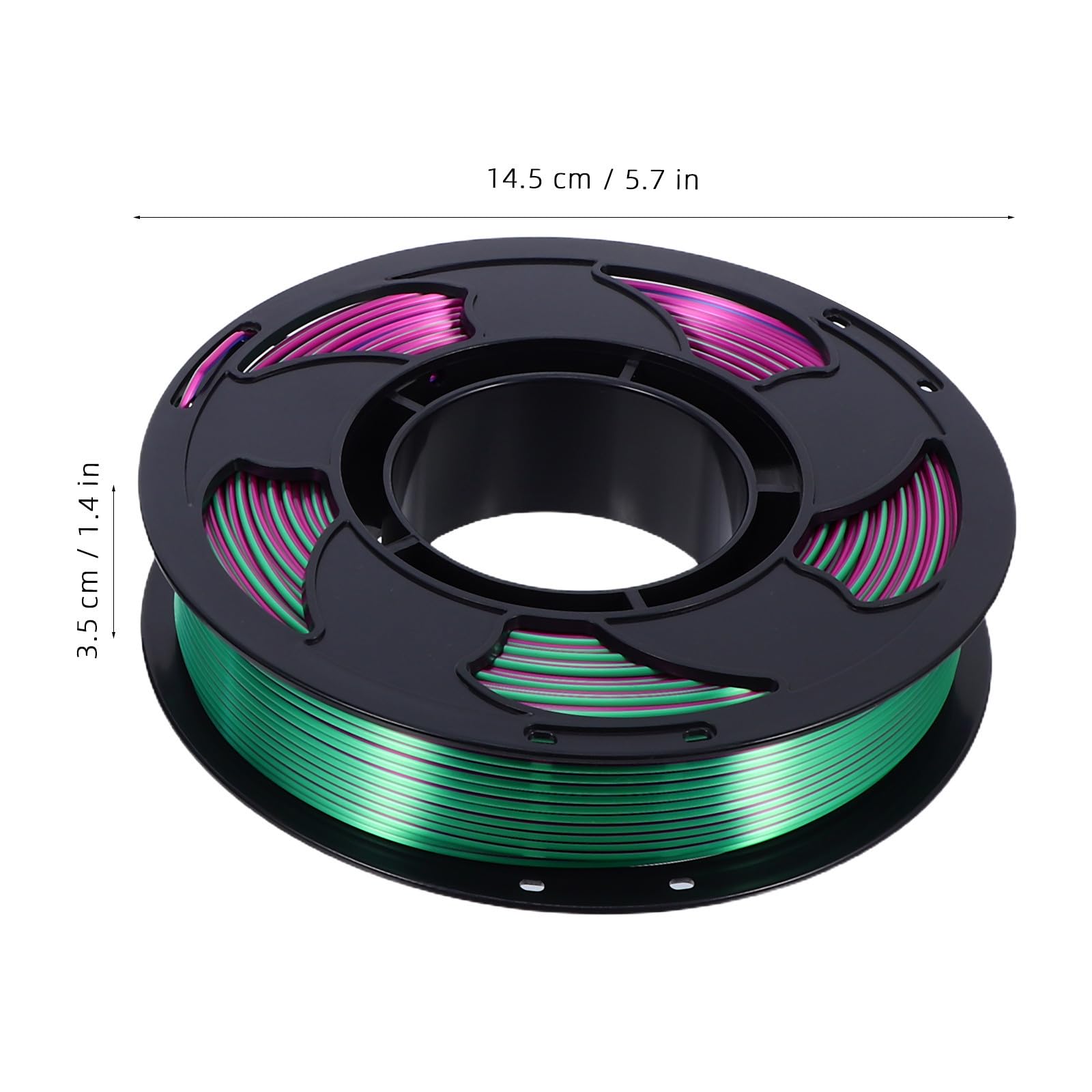 Bobina de Filamento Pla 1,75mm 250g para Impresoras 3d sin Burbujas