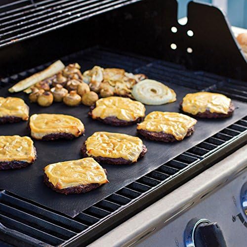 WiTa-Store Reusable Grill Mats, Non-Stick BBQ Low Fat Grilling Mat, Baking Mat, Non-Stick Teflon, Summer, Garden, Camping - Image 4