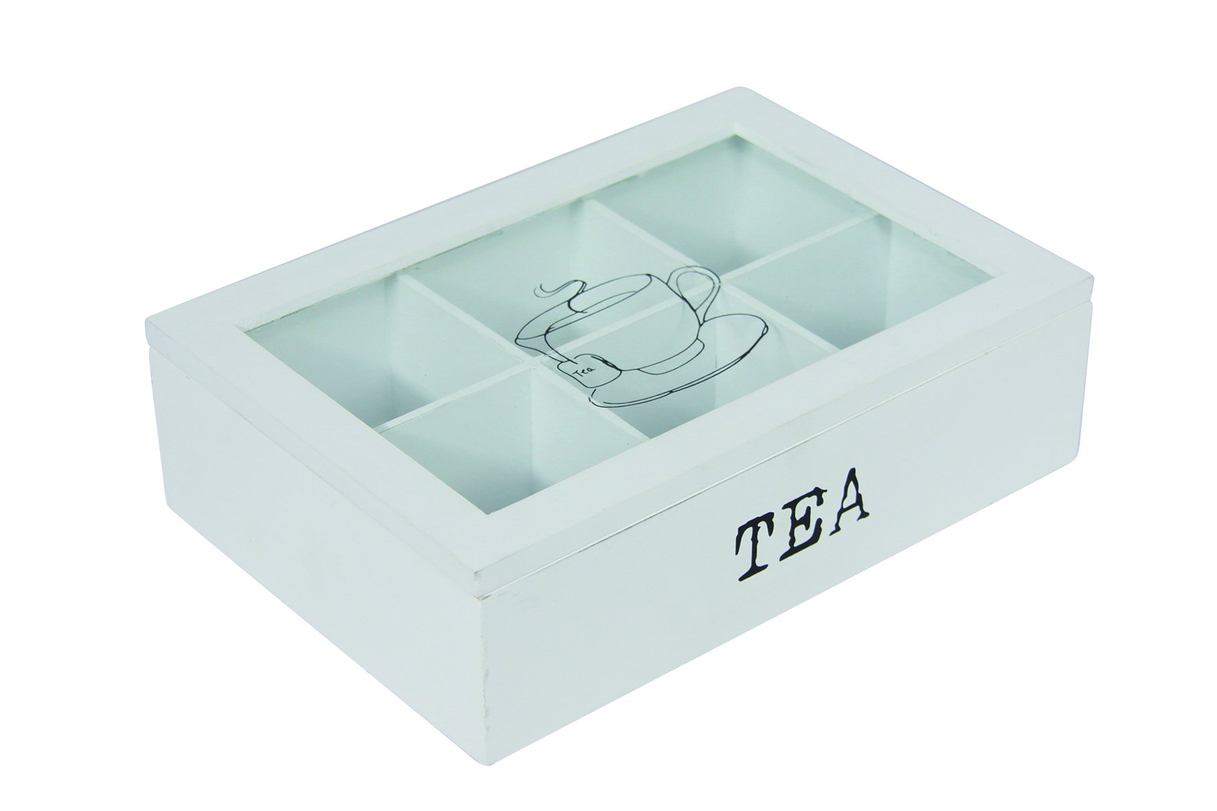 Novastyl 3164229855906 - tea boxes (White, Wood)