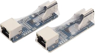 GOWENIC 2pcs HD Multimedia Interface Signal Extender, 1080P HD Multimedia Interface Extender, CAT 5E 6 Up To 164ft HD Interface Extender for Family Cinema, for Security Monitoring