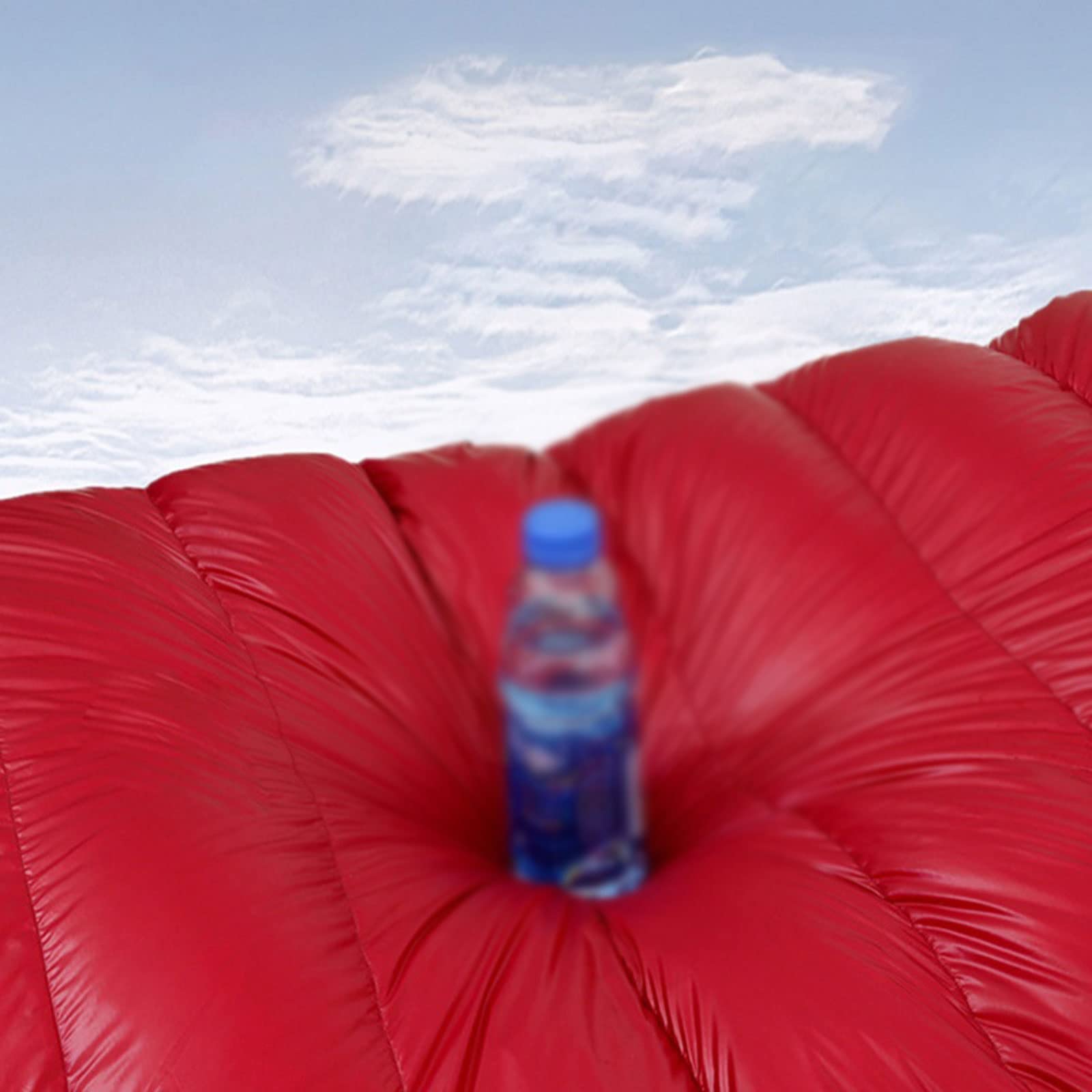 Śpiwory Ultralekki zimowy śpiwór puchowy na zewnątrz dla dorosłych Camping Ciepłe śpiwory turystyczne (Red 400g)