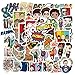 The Big Bang Theory Lot de 50 autocollants pour bagages, voiture, ordinateur portable, réfrigérateur, skateboard