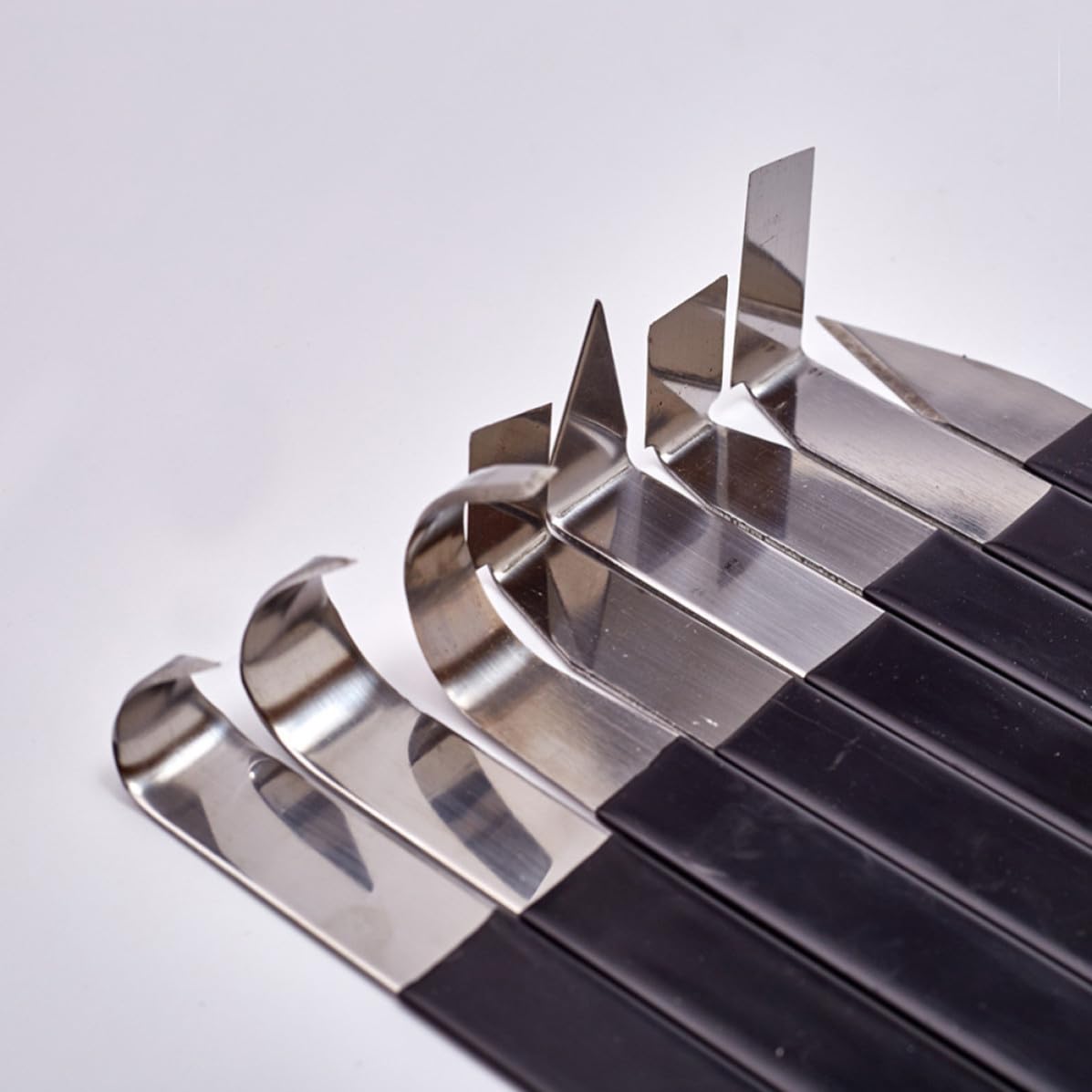 Didiseaon 8pezzi Attrezzi per Argilla in Acciaio Inossidabile Strumenti per Scultura Ceramica Compatti e Resistenti Accessori DIY per Modellazione Argilla e Modellabile