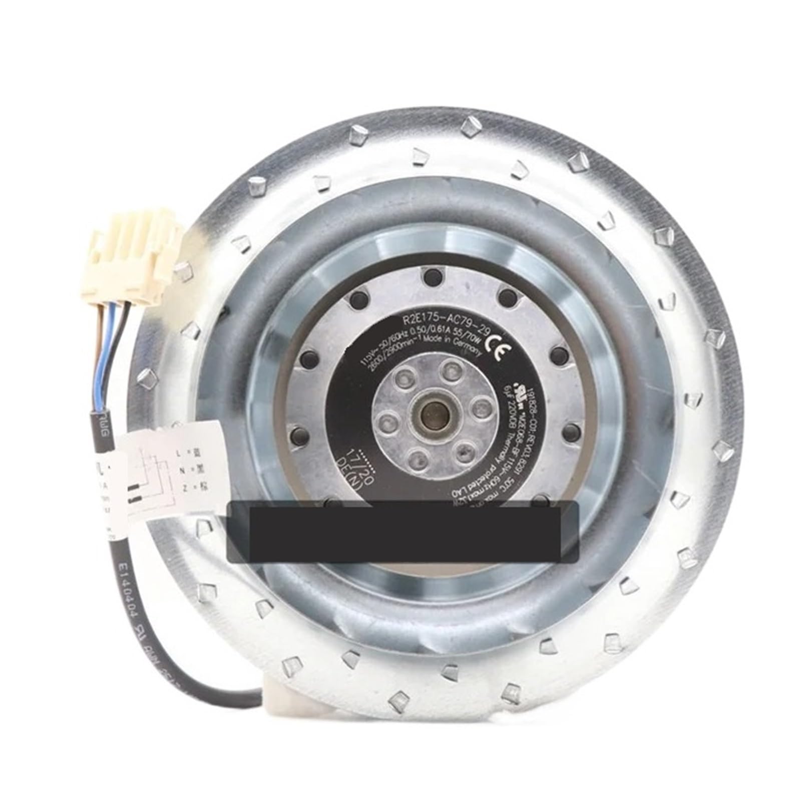Lzikkgki One Color R2e175-Ac79-29 48V Waterproof Cooling Fan 76/62W