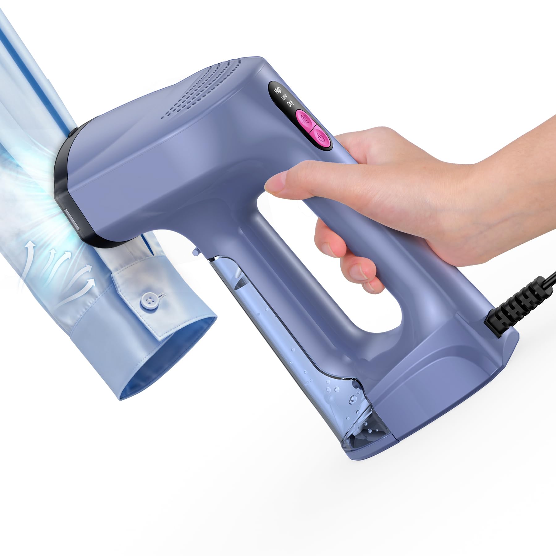 Photo 1 of Sweepulire Vacuum Steamer for Clothes, 3500Pa Suction Handheld Clothes Steamer, 3 Modes, LED Display, Portable Travel Steamers for Clothes, Steaming & Ironing 2 In 1 (for 110-120V)