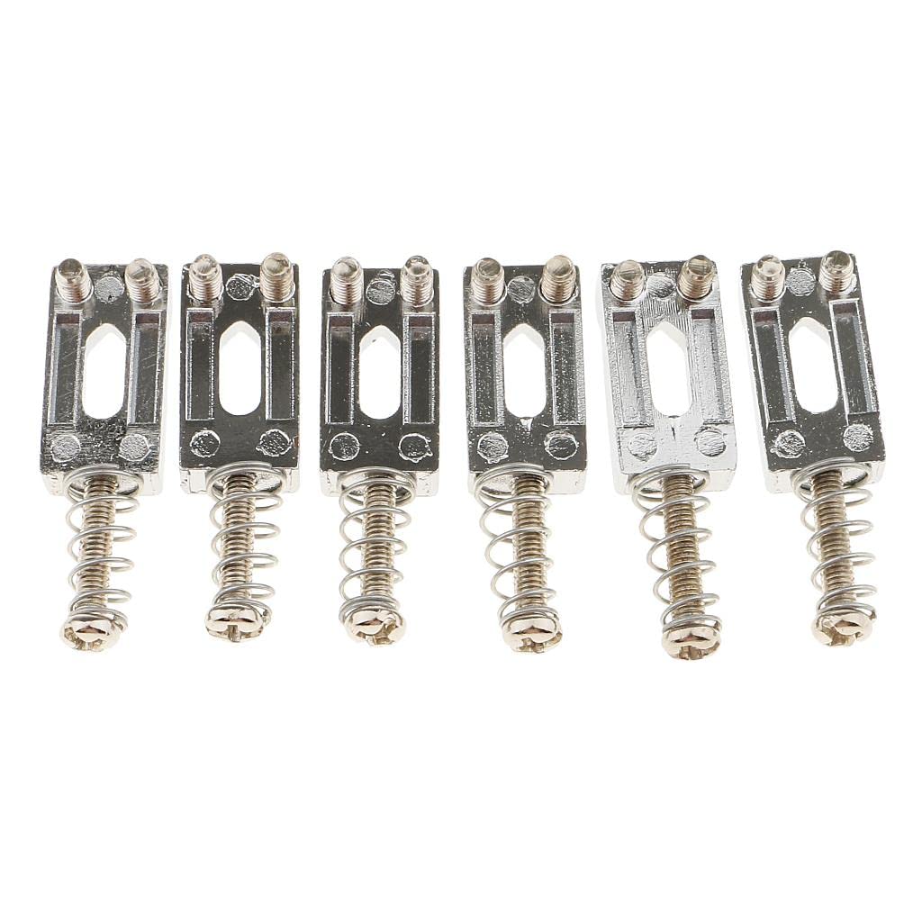 LOOM TREE® 2x6Piece Guitar Vibrato Bridge Tremolo Saddles for Electric Guitar Part Silver | Guitars & Basses | Parts & Accessories | Guitar Parts | Saddles-image-13