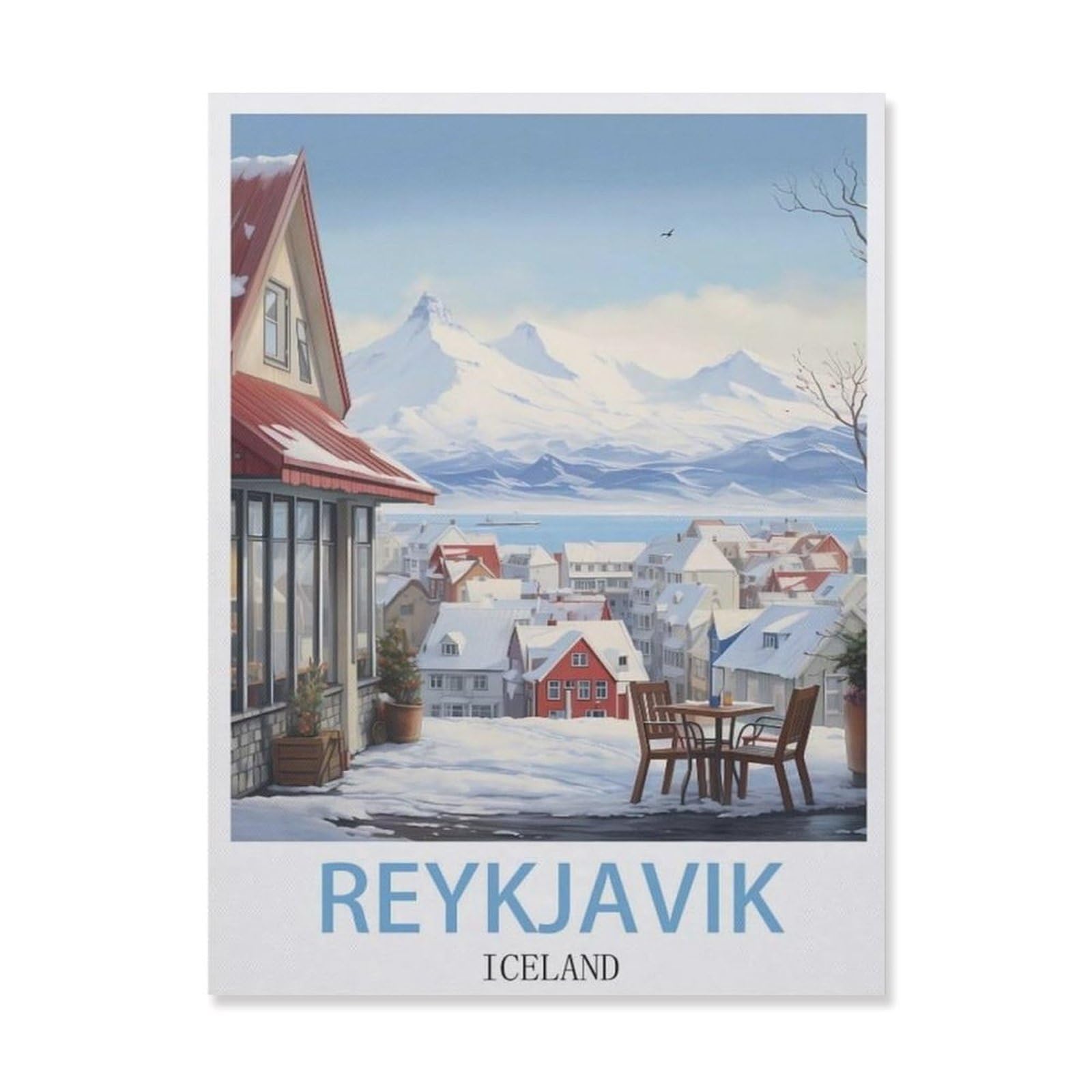 Metal Signs，Reykjavik Iceland(20x30cm）