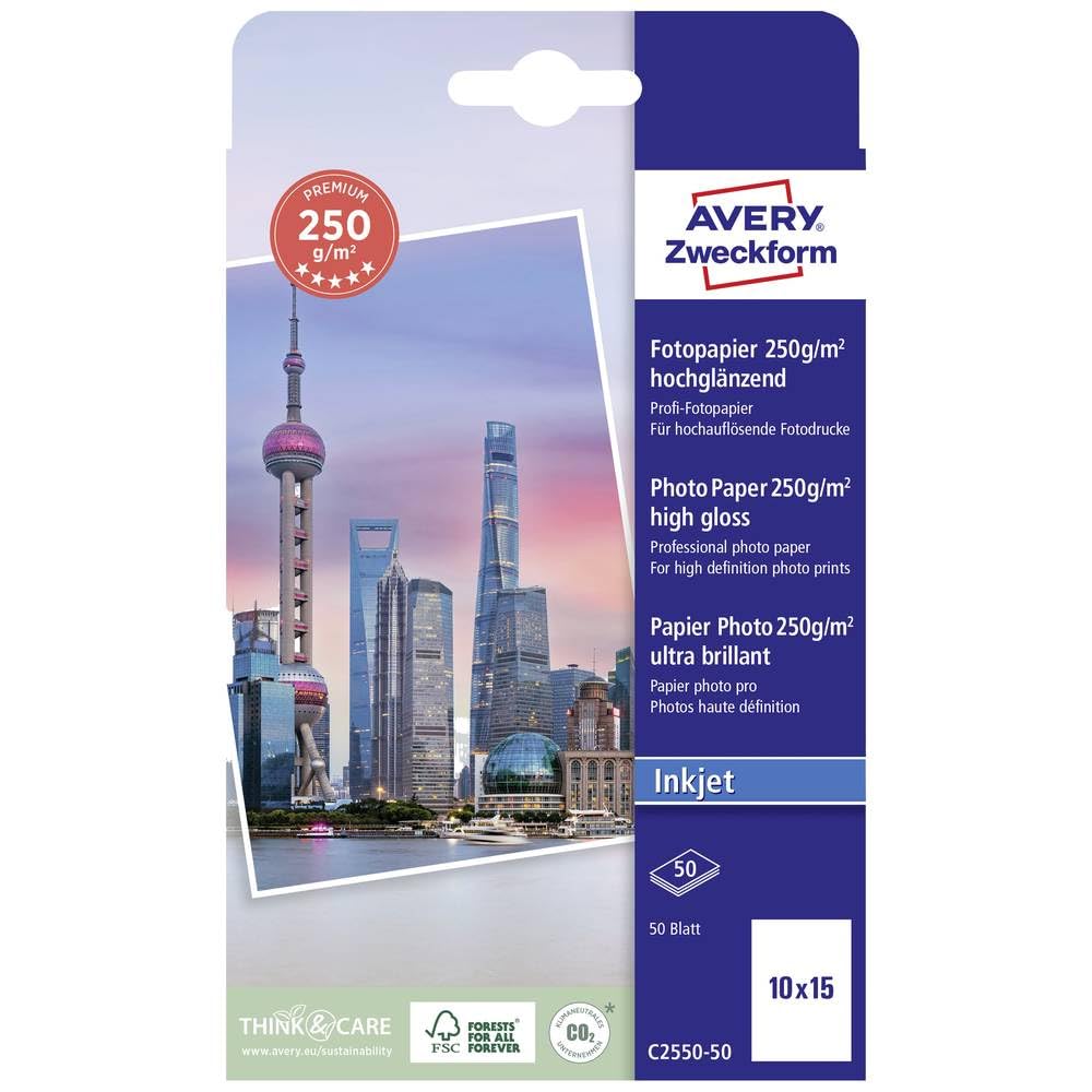 Avery Photo-Paper A6 Premium 250 g/m² - photo paper (100 x 150 mm)