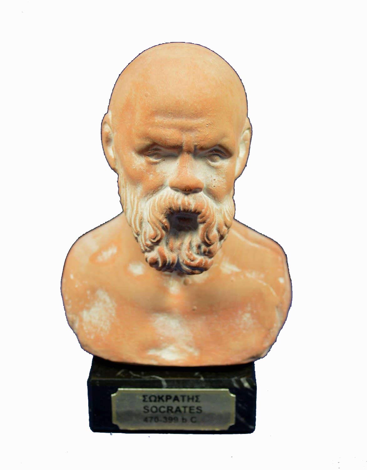 Socrates scultura busto antico filosofo greco artefatto