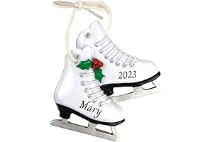 Personalized 2023 Ice Skating Christmas Tree Ornament