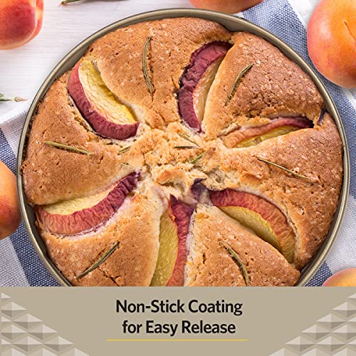 Glad GLD-78014 Round Baking Pan Nonstick-Heavy Duty Metal Bakeware For Cakes And Desserts thumb #1