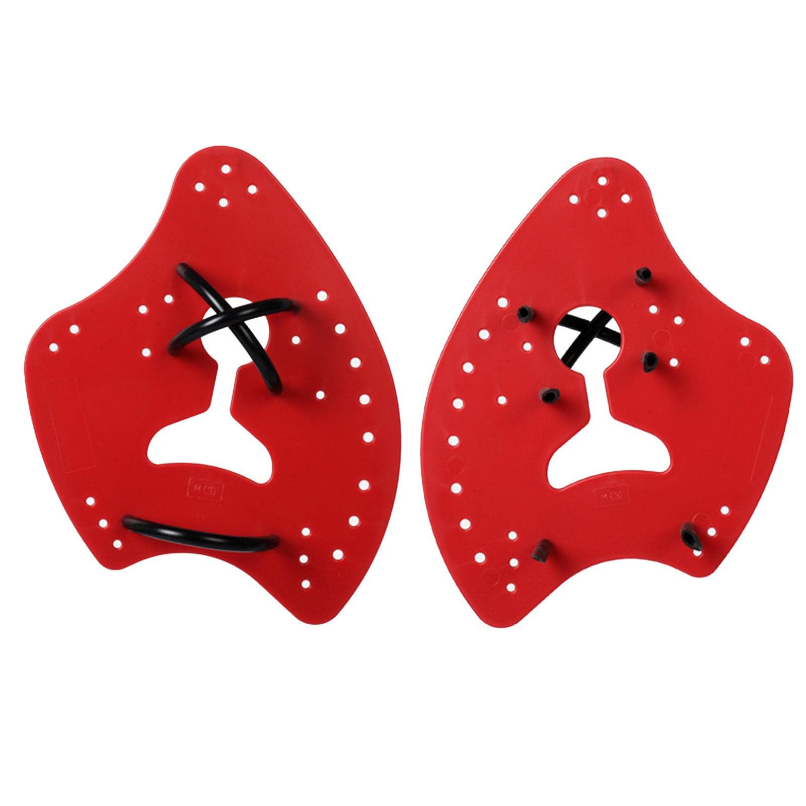 Swim Hand Paddle, Swimming Hand Paddle, Swim Training with Straps Exercise, Adjustable Diving Training Hand Fin, Professional Power Hand Paddle, Aid Flat Paddle for Teenagers Men Women Pool Equipment