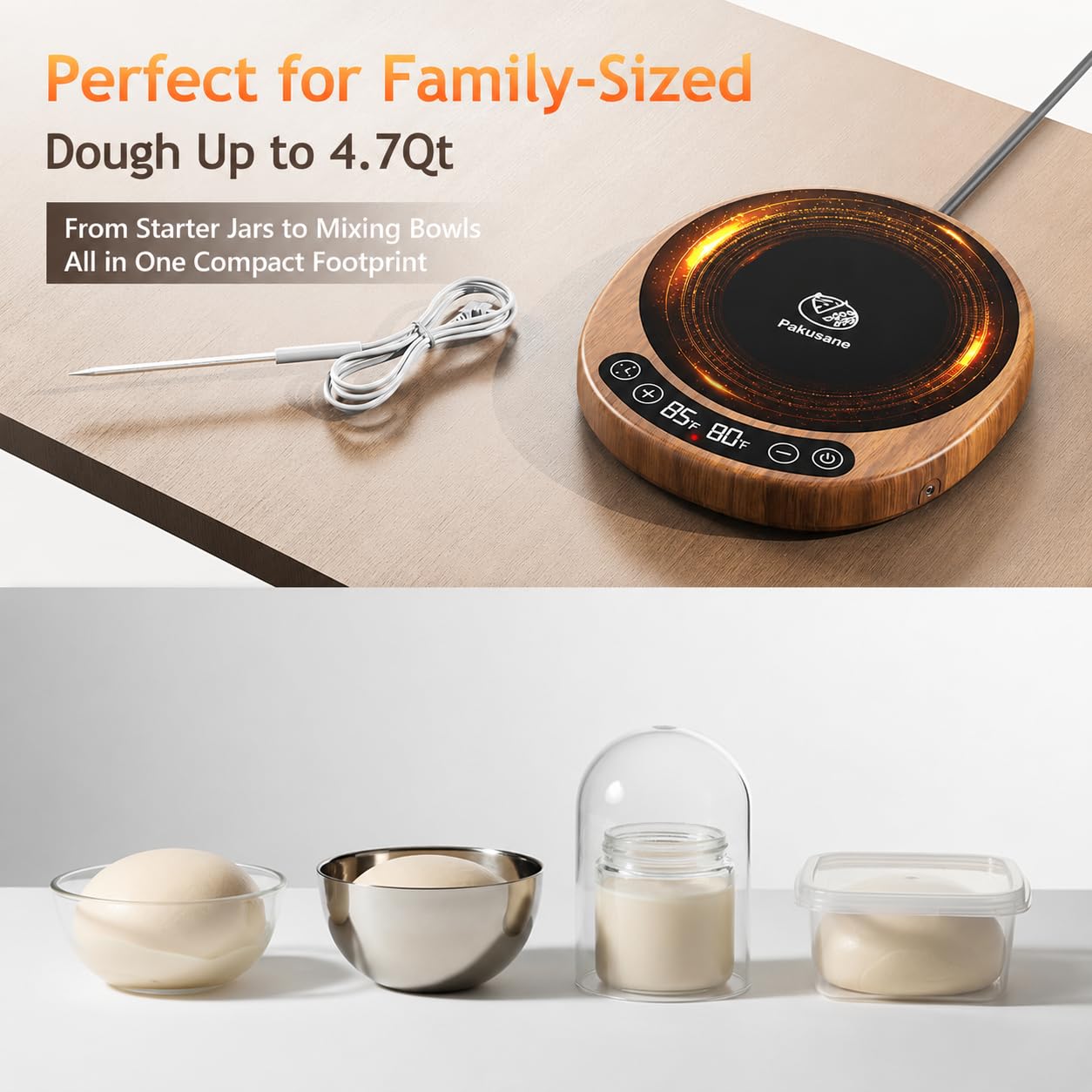 SourKeeper Sourdough Starter Warmer - Precise Temperature Control -2 SourKeeper Sourdough Starter Warmer - Precise Temperature Control -2