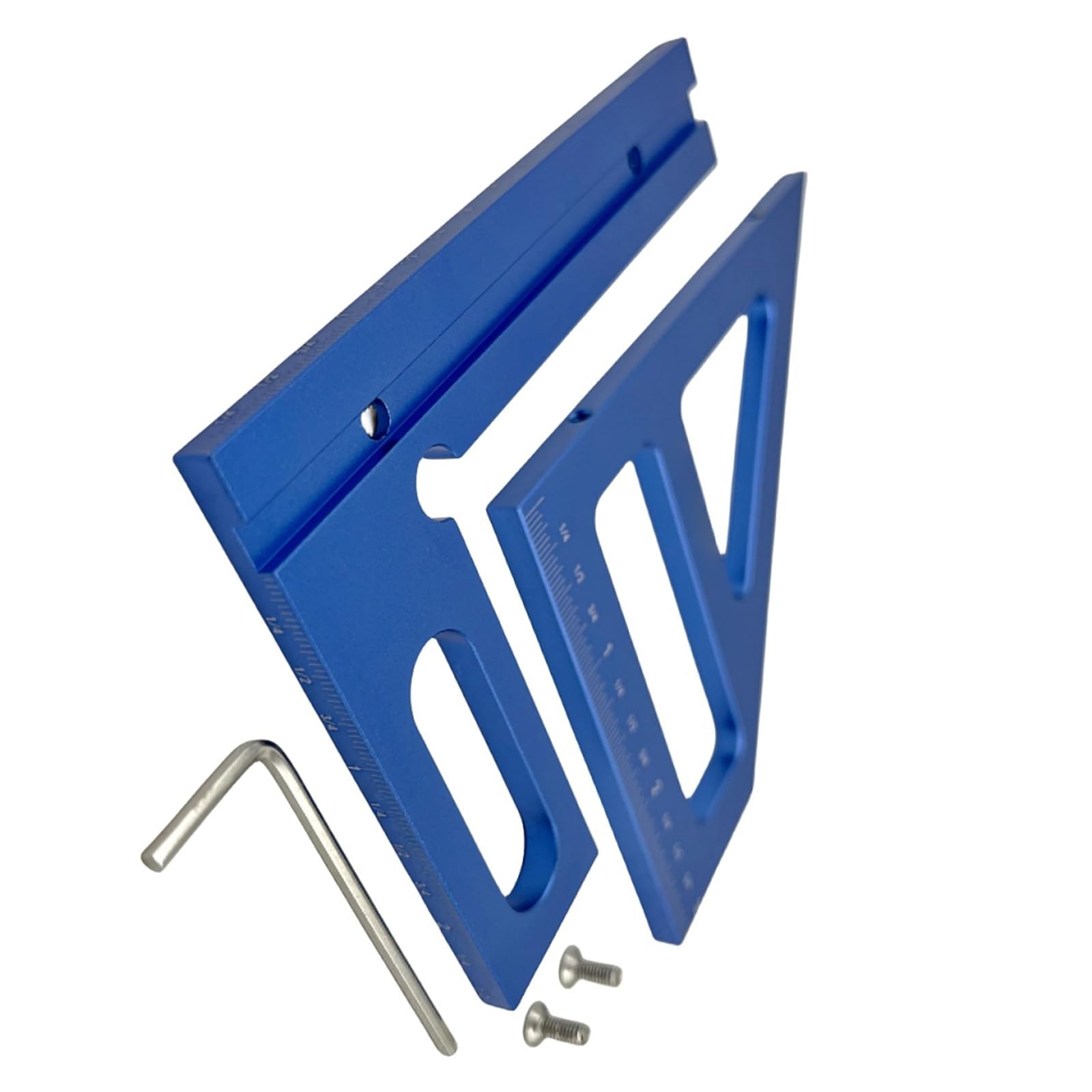 Accuracy Anodized Aluminum Triangle Ruler Multipurpose Measuring Tool Ideal for Architects Engineers & Craftsmen Not Slip Anodized Trilateral Scale
