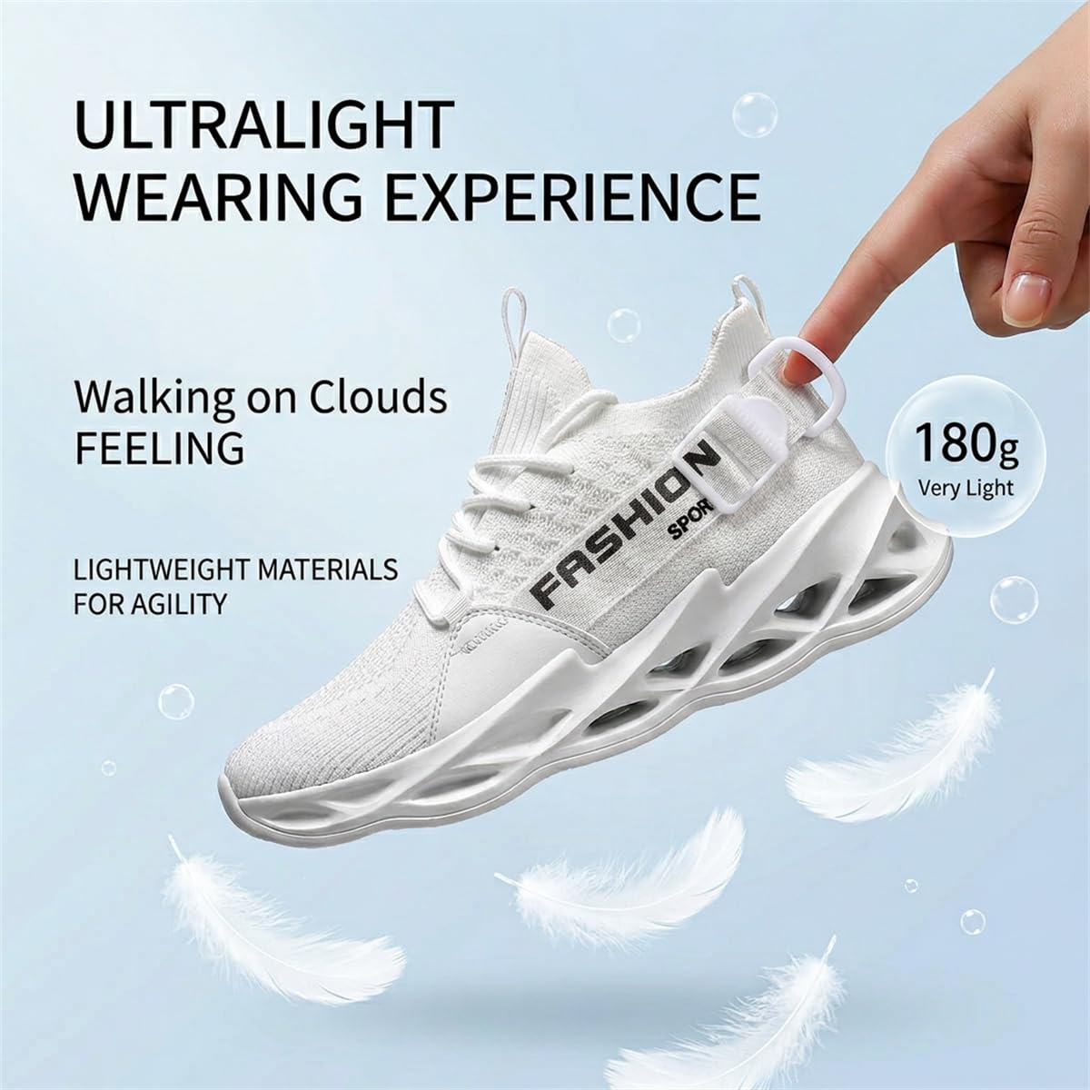 Turnschuhe Herren Damen Sportschuhe Laufschuhe Atmungsaktiv Leichtewichts rutschfeste Gym Fitness Schuhe Fashion Luftpolster Sneaker EU 36-46