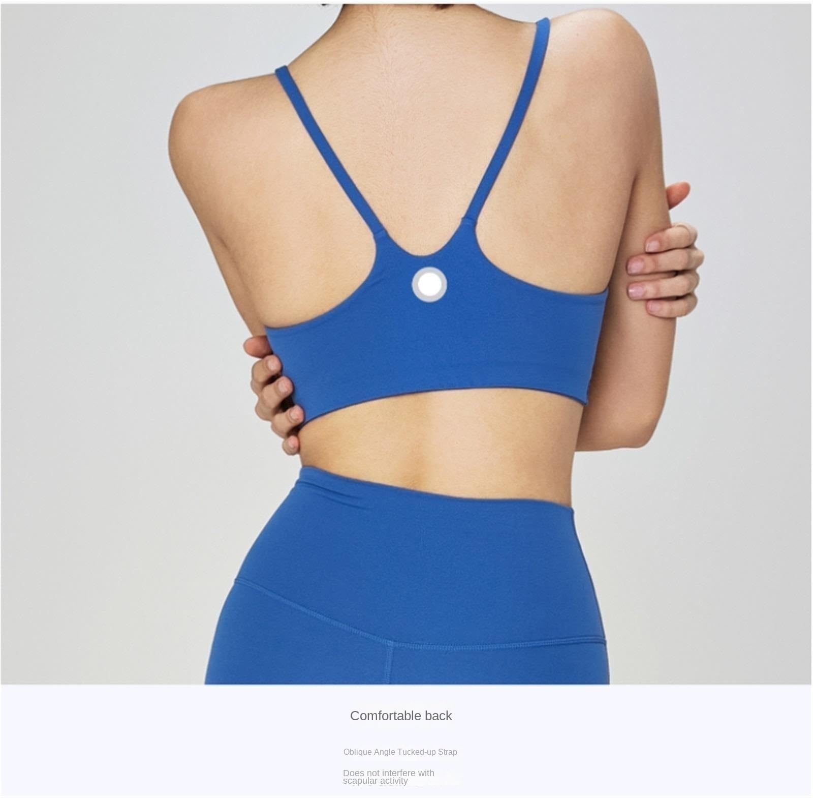 Sujetador Deportivo Mujer Sujetador Deportivo De Yoga Con Copa Extraíble Y Sin Aros Con Espalda Cruzada Y Soporte Medio For Mujer Sujetador Gimnasio(Black,S)