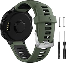 Strap for Forerunner 735XT 235 235Lite 230 220 620 630, Quick Release Replacement Silicone Wristband
