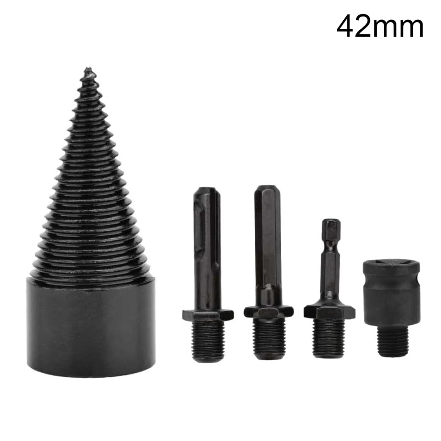 Firewood Cutting Drill Bit Household Wood Hole Opener Hammer Drill 1Pcs(42mm 5-Piece Set) HJDIPCKYVG